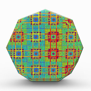 Mayan ethnic tribal pattern.jpg acrylic award