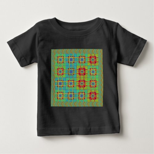 Mayan ethnic tribal patternjpg baby T_Shirt