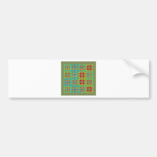 Mayan ethnic tribal pattern.jpg bumper sticker