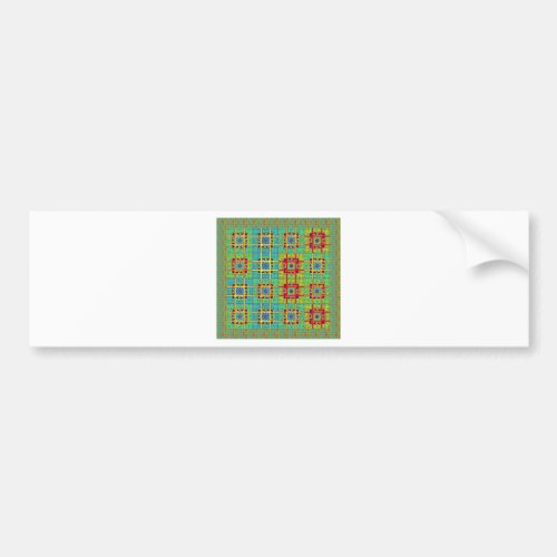 Mayan ethnic tribal patternjpg bumper sticker