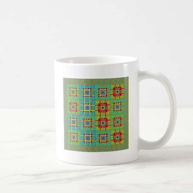 Mayan ethnic tribal pattern.jpg coffee mug (Right)