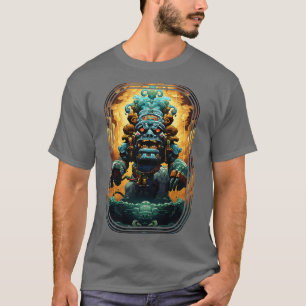 Mayan God Statue T-Shirt