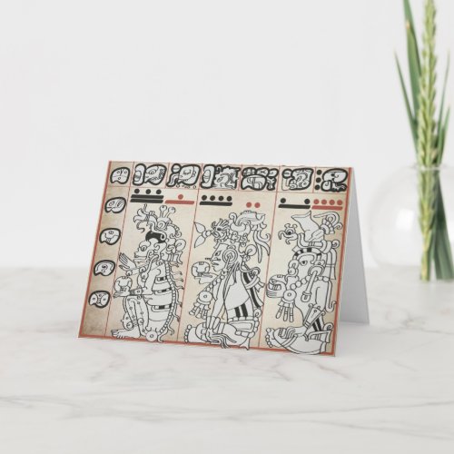 Mayan Greetings Card