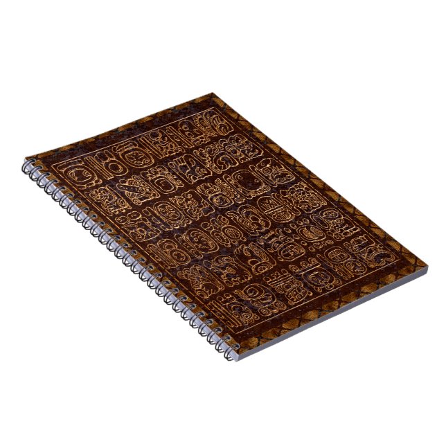 Mayan Hieroglyphics Panel Notebook (Right Side)