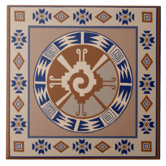 Mayan Hunab Ku Celestial Ceramic Tile