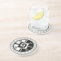 Mayan Hunab Ku Creator Planetary Symbols Drink Coaster