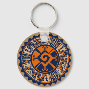 Mayan Hunab Ku Keychain