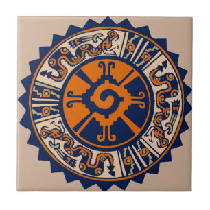Mayan Hunab Ku Tile