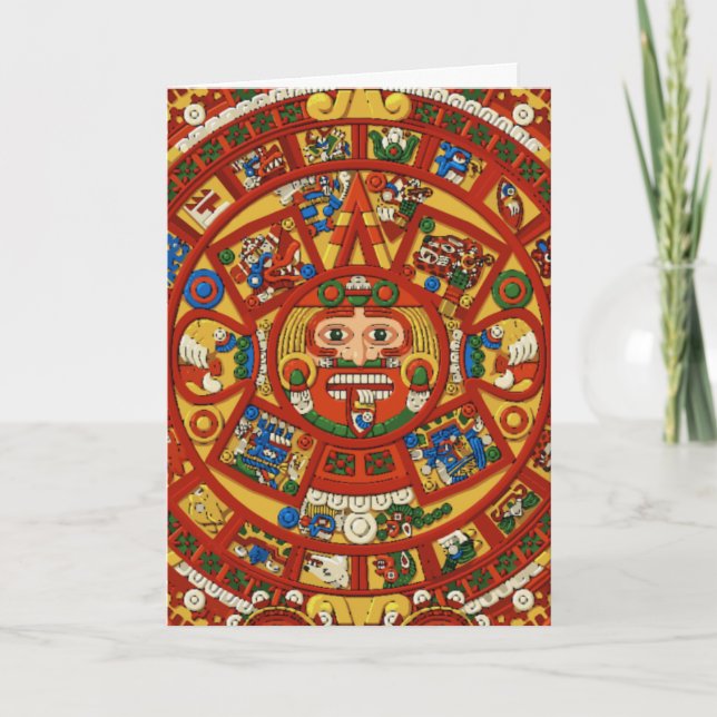 Mayan Maya Aztec Symbol - Customizable Card! Card (Front)