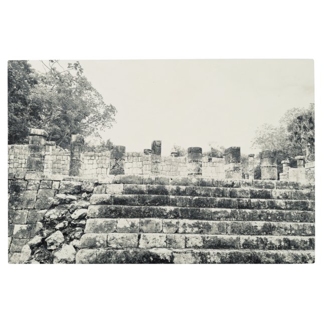 Mayan Mercado Metal Print (Front)