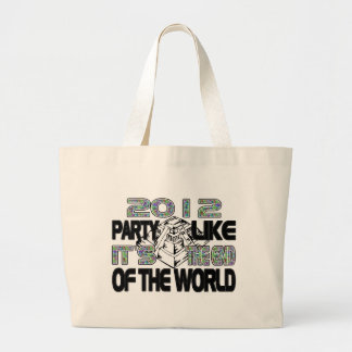 Mayan New Years Pyramid 2012 Large Tote Bag