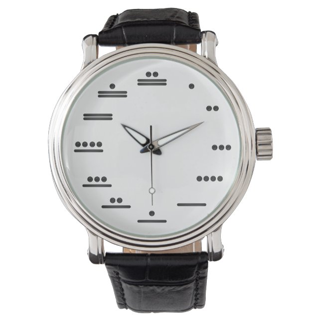 Mayan Number Analog Watch (Front)