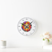 Mayan Number Wall Clock | Zazzle