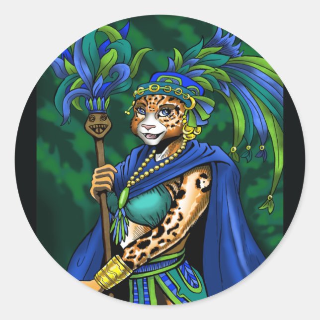 Mayan Priestess Sticker (Front)