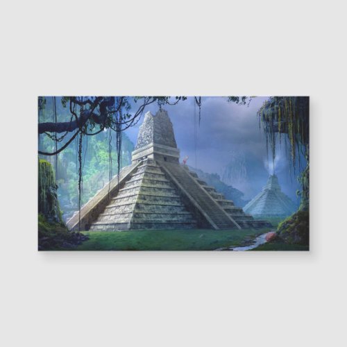 Mayan Pyramid Magnetic Card