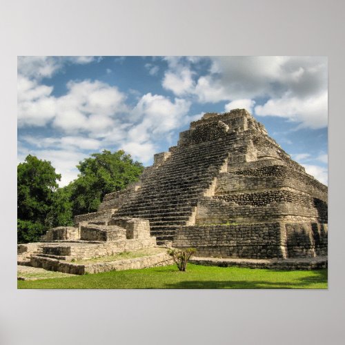Mayan Pyramid Poster