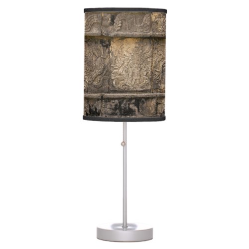 Mayan Relief Table Lamp