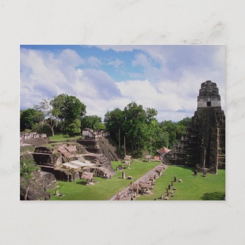 Mayan remains Tikal Guatemala Postcard