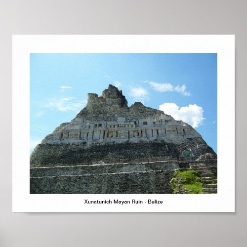 Mayan Ruin Xunatunich Poster