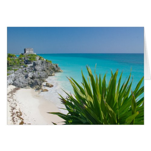 Mayan Ruins At The Beach In Tulum