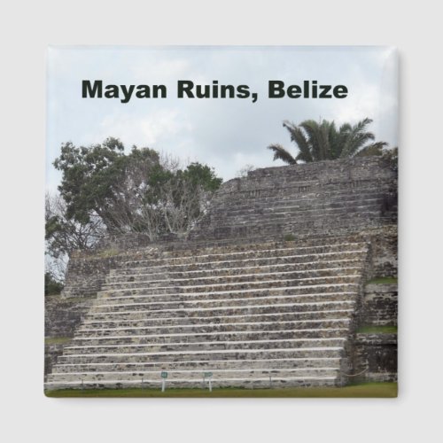 Mayan Ruins Belize Magnet