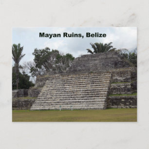 Mayan Ruins, Belize Postcard