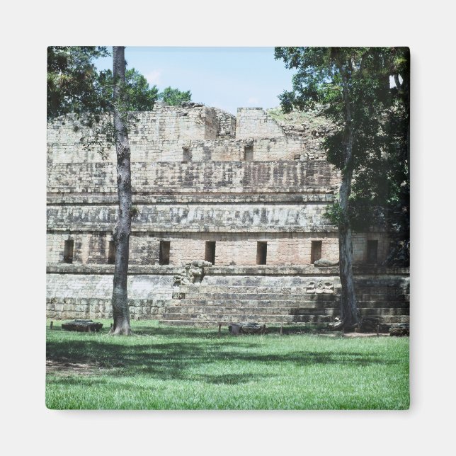 Mayan Ruins Honduras Color Refrigerator Magnet (Front)