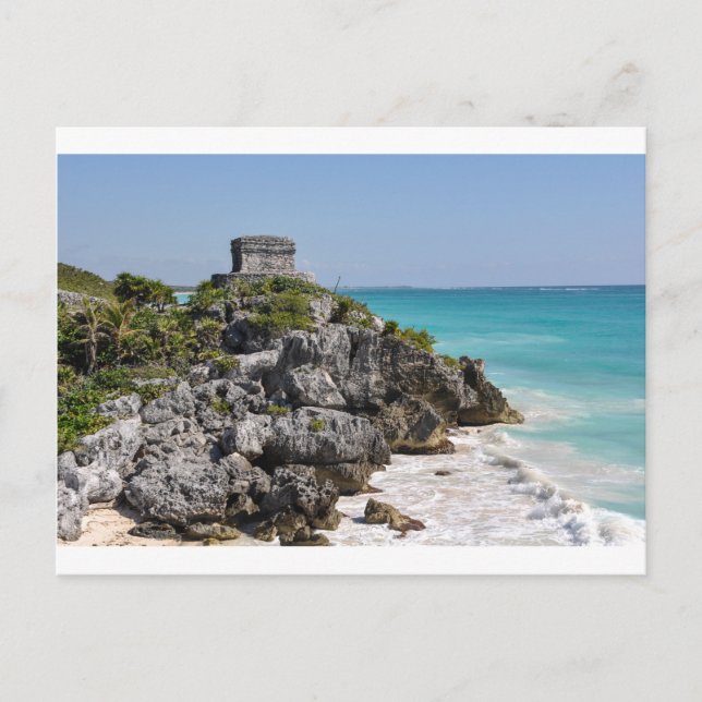 Mayan Ruins in Tulum Mexico Postcard (Front)