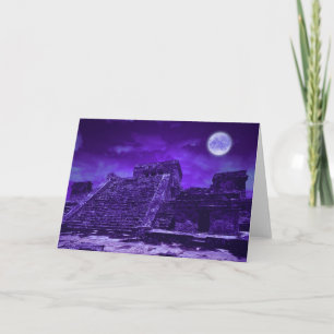 Mayan Ruins Tulum Mexico Card