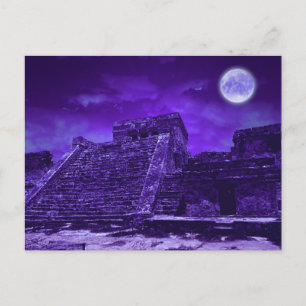 Mayan Ruins Tulum Mexico Postcard