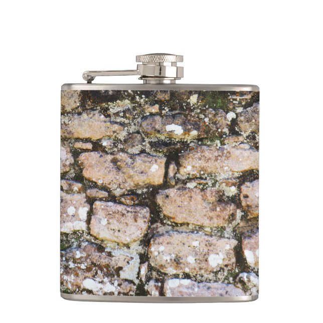 Mayan Ruins Wall  Flask (Front)