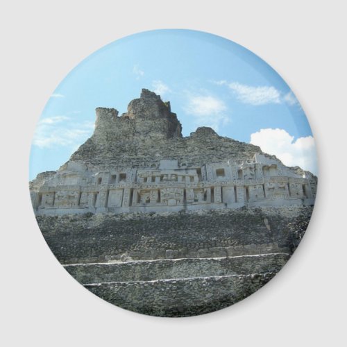 Mayan Ruins _ xunantunich belize Magnet