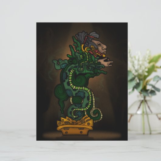 Mayan Serpent God (Standing Front)