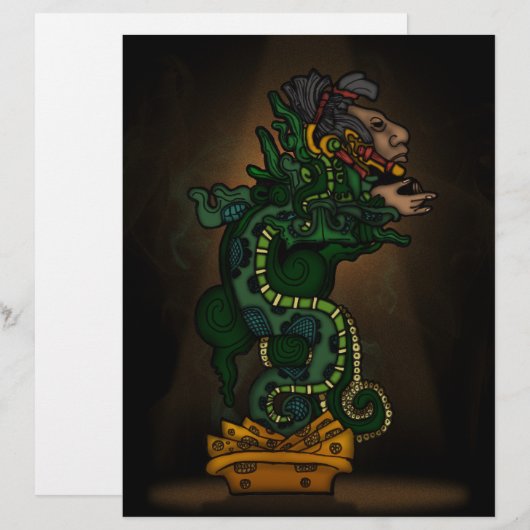 Mayan Serpent God (Front/Back)
