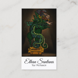 Mayan Serpent God Business Card