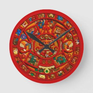 Mayan Sun Calendar Aztec Mexican History Clock