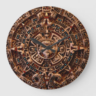 Mayan Sun Calendar Aztec Mexican History Clock