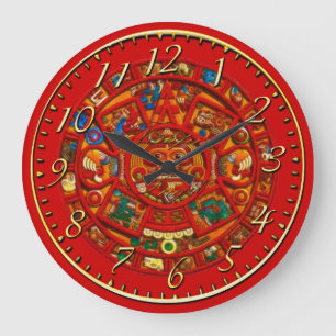 Mayan Sun Calendar Aztec Mexican History Clock