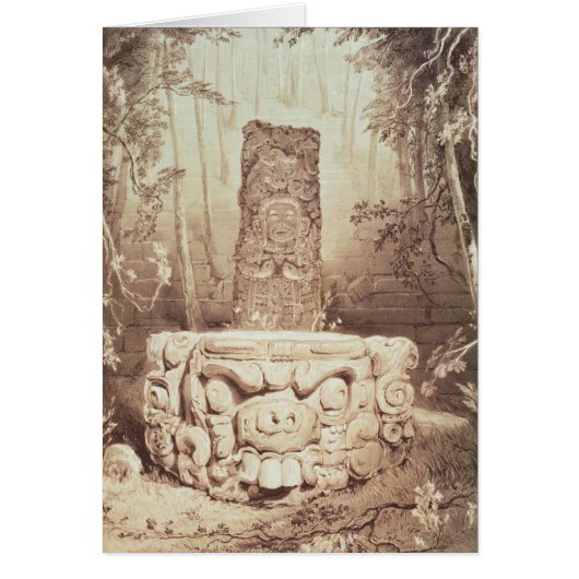 Mayan temple, Honduras Cards (Front)