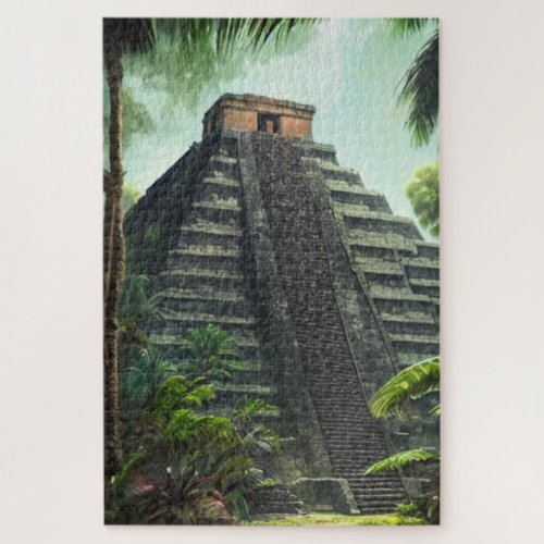 Mayan Temple Jigsaw Puzzle