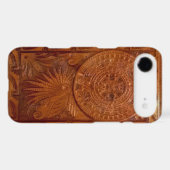 Mayan tooled leather style iphone Case-Mate iPhone case (Back (Horizontal))