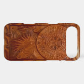 Mayan tooled leather style iphone Case-Mate iPhone case (Back (Horizontal))