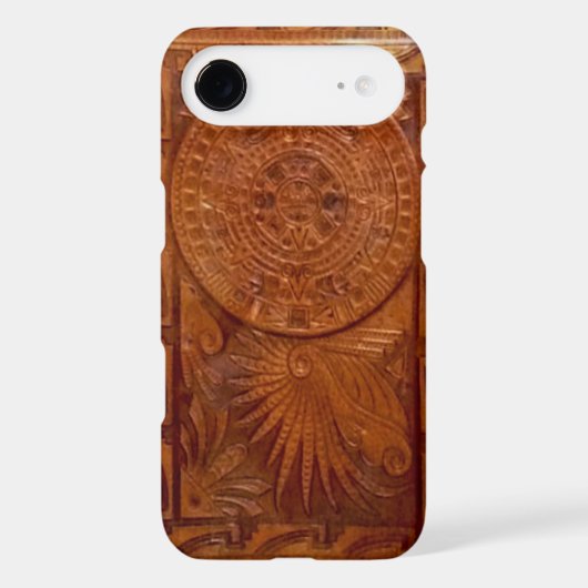 Mayan tooled leather style iphone Case-Mate iPhone case (Back)