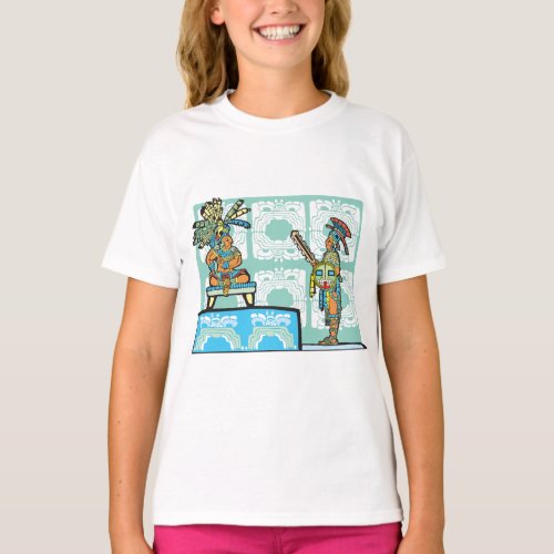 Mayan Warrior And King T_Shirt