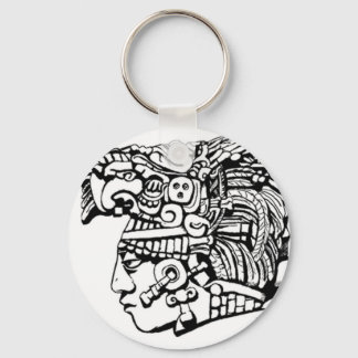 Mayan Warrior Keychain