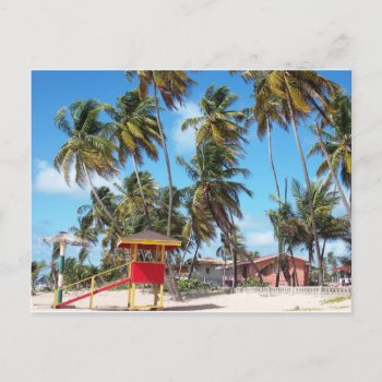 Mayaro Beach Lifeguard Tower  Trinidad Postcard by TrinbagoSouvenirs at Zazzle