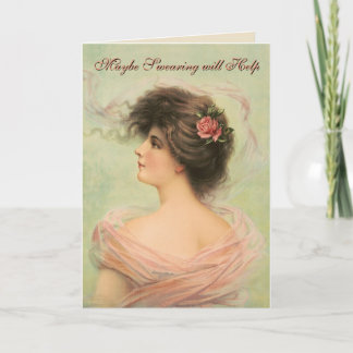 Maybe Swearing will Help Blank Inside The End Card