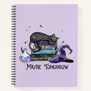 Maybe Tomorrow – Black Cat, Books & Witchy Vibes