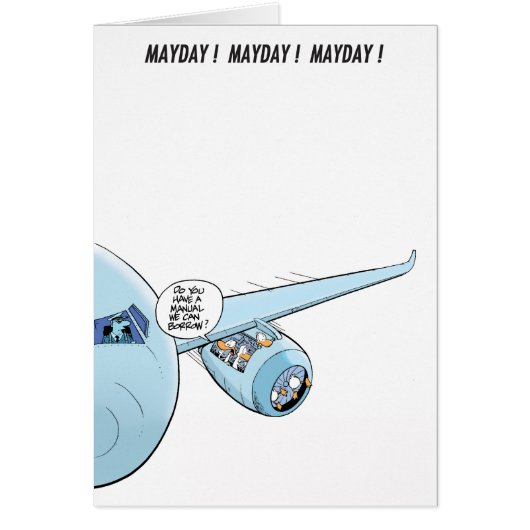 Mayday! Mayday! Mayday! Ducks in the Engine Cards (Front)