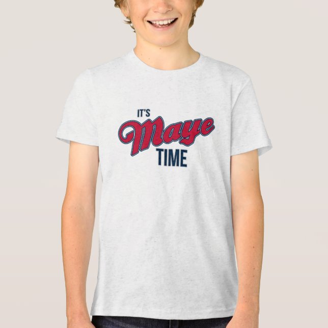 Maye Fan Boy's Tee | Game Day Football (Front)